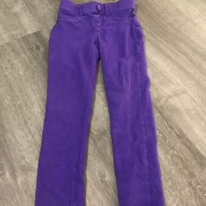 Purple leggings